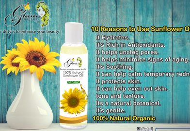 Glam Skincare Sunflower Beauty Oil Organic Natural